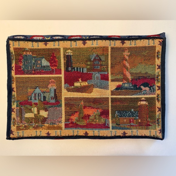 Park B. Smith Lighthouse Nautical Tapestry Placemats Set Of 4 -NWT - Picture 2 of 5